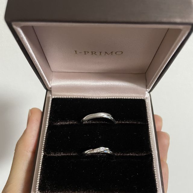 【アイプリモ(I-PRIMO)の口コミ】 理想のデザインと指へのフィット感が理想的でした。お互いの理想のデザイ…