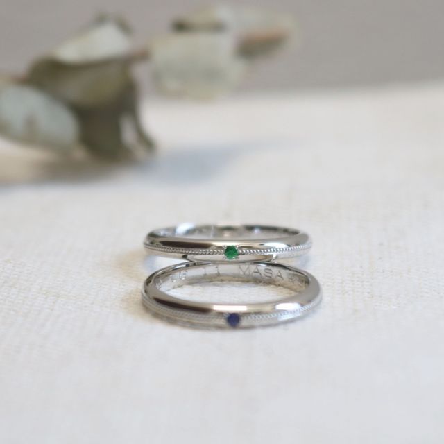 【ついぶ工房の口コミ】 サンプルをたくさん見せてもらい、ピンときたものがあったので、そのデザ…