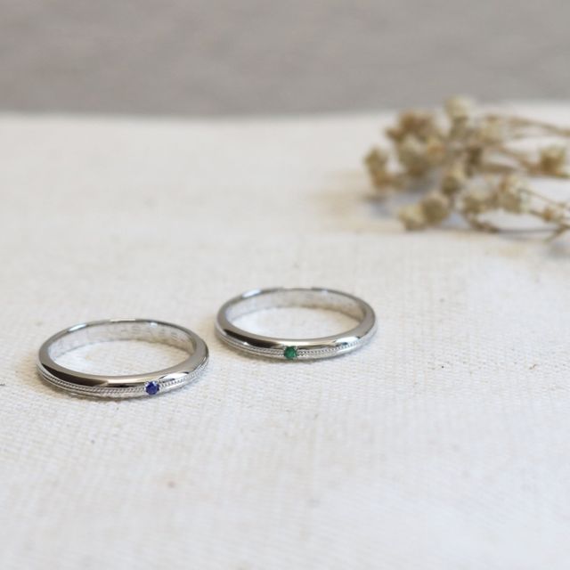 【ついぶ工房の口コミ】 サンプルをたくさん見せてもらい、ピンときたものがあったので、そのデザ…