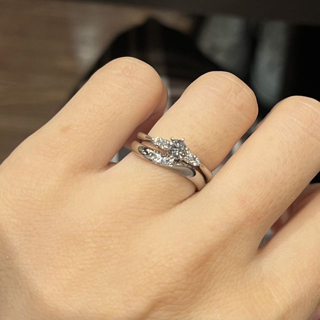 【ケイウノ ブライダル(K.UNO BRIDAL)の口コミ】 自分達の意見をとり入れて、私達らしい指輪を作ることができたのが最大の…