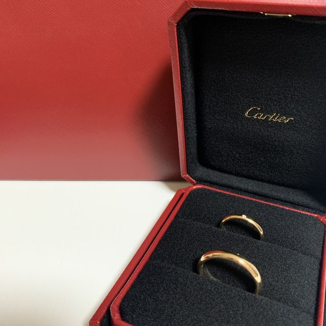 【カルティエ(Cartier)の口コミ】 一生つける物なので、値段はあまり気にしすぎず、夫も私もゴールドが良か…