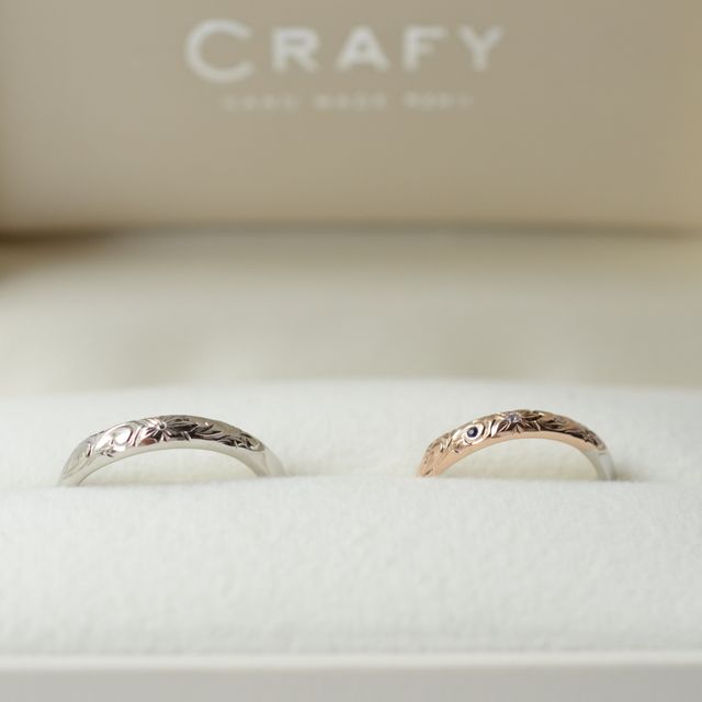 【CRAFY(クラフィ)の口コミ】 ・今まで色々なお店で指輪を見てきてしっくりしたデザインがなく、イマイ…