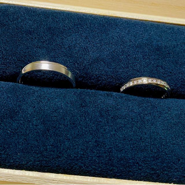 【出雲結(いずもゆい)の口コミ】 指輪のデザインがとてもシンプルで可愛くてすごくいいと思い選ばせて頂い…