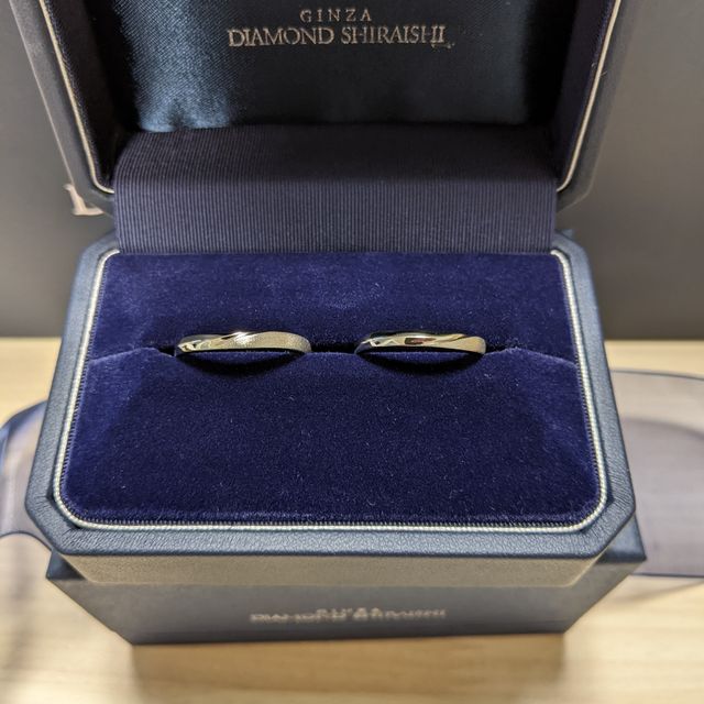 【銀座ダイヤモンドシライシの口コミ】 デザインももちろんなのですが、
つけ心地等も気になっていたので、直接見…