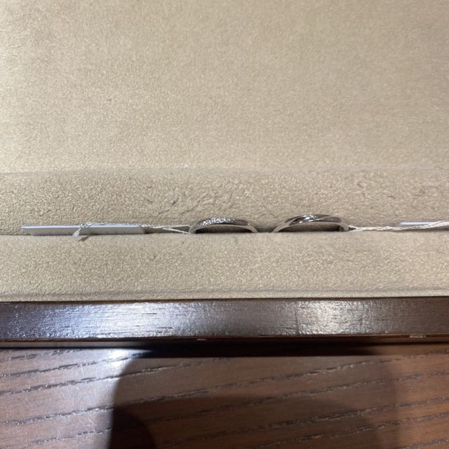 【TRECENTI(トレセンテ)の口コミ】 シンプルなデザインで付け心地がよく、ダイヤモンドが横から見てもキラッ…