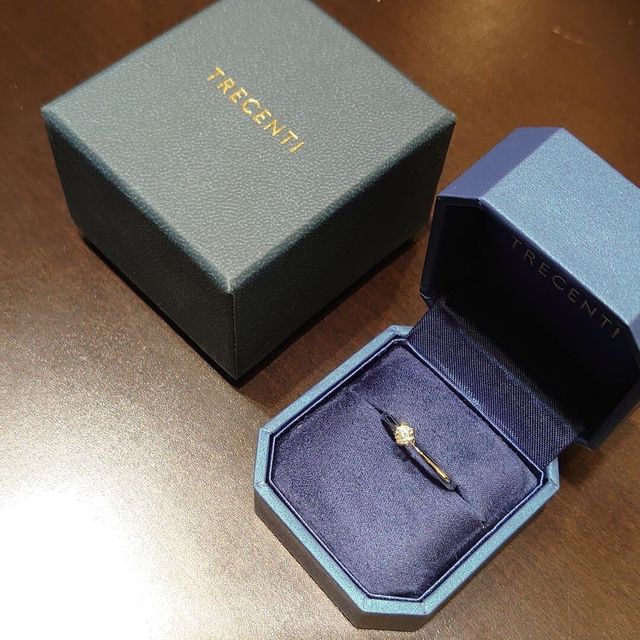 【TRECENTI(トレセンテ)の口コミ】 指輪のデザイン、ダイヤモンドの見せ方のこだわりが魅力に感じて、購入に…