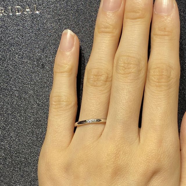 【TASAKI(タサキ)の口コミ】 結婚指輪は、仕事中もつけられるようシンプルなデザインがいいなと思い選…