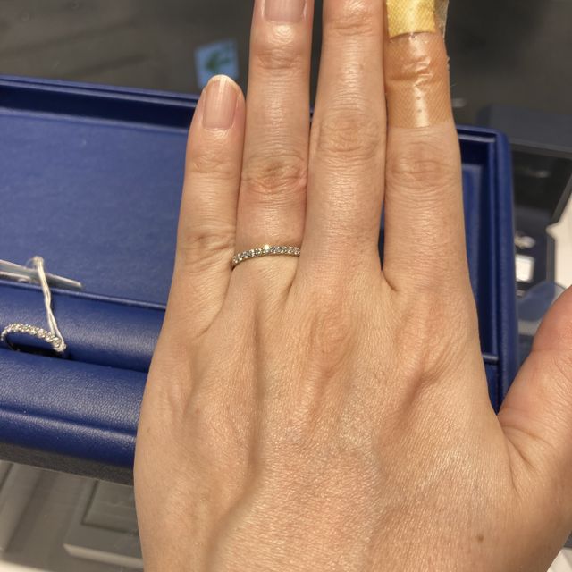 【銀座ダイヤモンドシライシの口コミ】 ブライダル専門店なのでデザインがすごく豊富でよかった！
デザインが豊富…