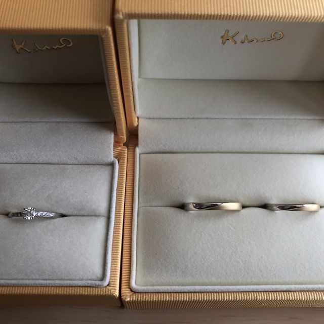 【ケイウノ ブライダル(K.UNO BRIDAL)の口コミ】 色々なカタログやインターネットを見てデザインが凄く気に入ってケイウノ…