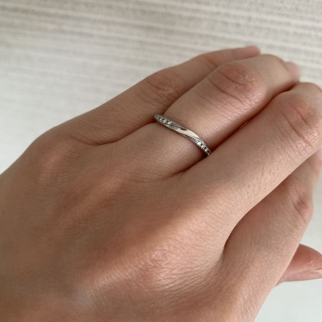 【アイプリモ(I-PRIMO)の口コミ】 指の形や大きさ、サイズ感などを測っていただき、総合的にどんな指輪の形…