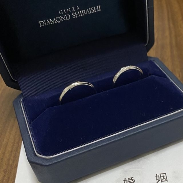 【銀座ダイヤモンドシライシの口コミ】 つけ心地がすごくよくて、手にフィットしたからこちらに決めました。スタ…