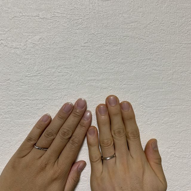 【アイプリモ(I-PRIMO)の口コミ】 指輪のデザイン、ウェーブでありダイアモンドがさりげなく入っているとこ…