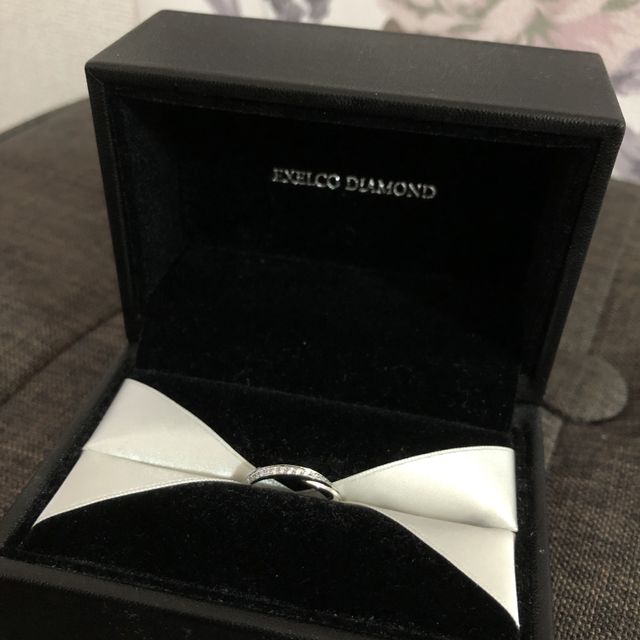 【エクセルコダイヤモンド(EXELCO DIAMOND)の口コミ】 指輪のデザインが気に入ったので、こちらに決めました。デザイン数も豊富…