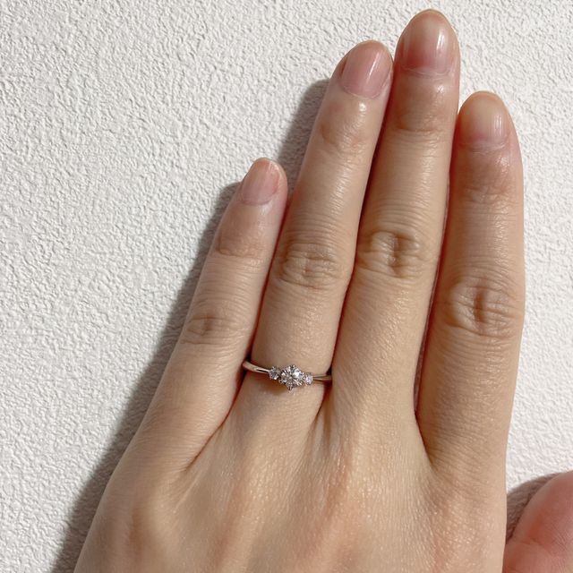 【TRECENTI(トレセンテ)の口コミ】 結局好きなデザインで、綺麗なダイヤが入荷されたとのことで、ふらっと見…