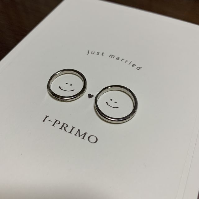 【アイプリモ(I-PRIMO)の口コミ】 指輪選びの時点から接客がとても素敵で、丁寧に私たちに合った指輪を探し…