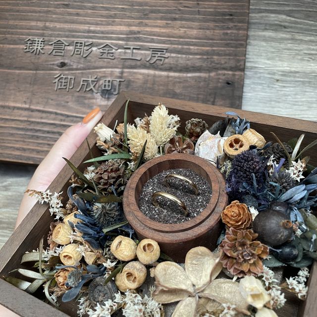 【鎌倉彫金工房の口コミ】 特にブランドのこだわりがなかったので、せっかくなら思い出作りに一緒に…