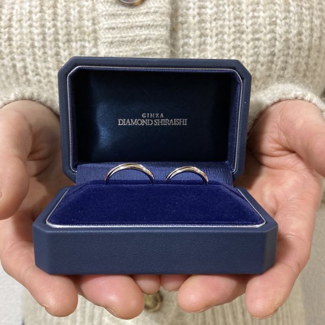 【銀座ダイヤモンドシライシの口コミ】 今まで指輪をつけて生きてこなかったのでとにかく違和感のない付け心地が…