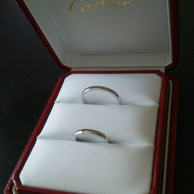 【カルティエ(Cartier)の口コミ】 指輪にはあまり興味がなくなんとなく見ていたらシンプルで華奢なタイプの…