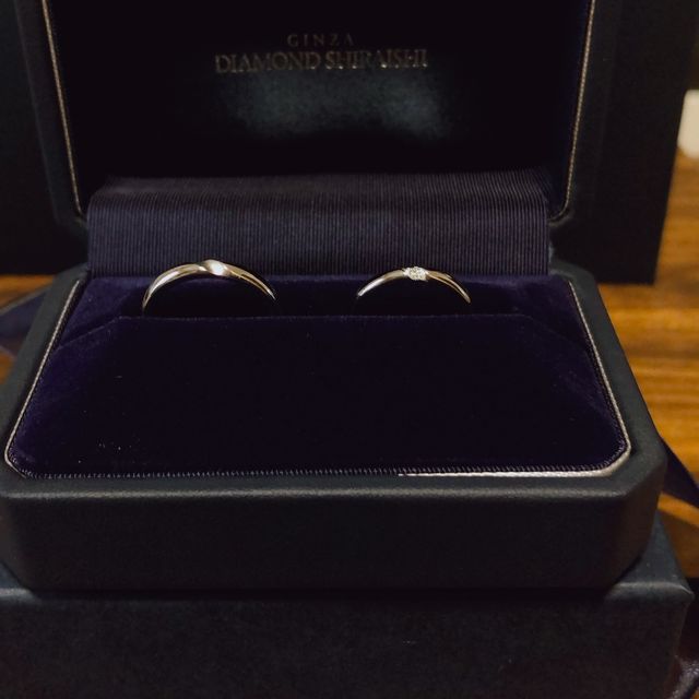 【銀座ダイヤモンドシライシの口コミ】 指輪の重ね付けをしたかったので、今つけている指輪の雰囲気とバランスが…
