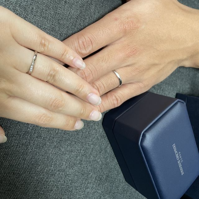 【銀座ダイヤモンドシライシの口コミ】 デザイン、価格がベストでした！
ダイヤモンドの輝き、質、デザイン、付け…