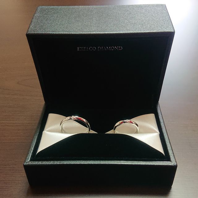 【エクセルコダイヤモンド(EXELCO DIAMOND)の口コミ】 ダイヤモンドプラチナリングを希望していました。その中でも自分の細い指…