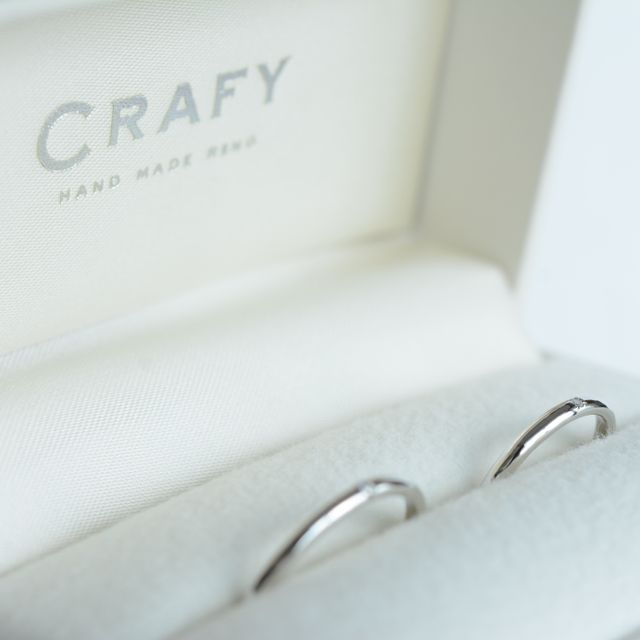 【CRAFY(クラフィ)の口コミ】 金属の種類、デザイン、制作方法など
全部2人で決められるので、想い出に…