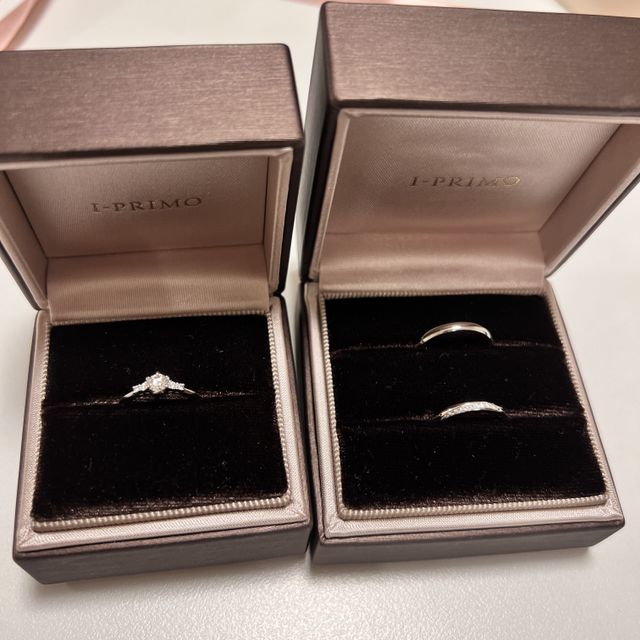 【アイプリモ(I-PRIMO)の口コミ】 婚約指輪と結婚指輪をアイプリモ新宿店で購入しました。指輪やダイヤの事…