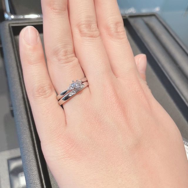 【エクセルコダイヤモンド(EXELCO DIAMOND)の口コミ】 新作とは知らずデザインだけをみて、これだ！とおもい見せていただきまし…