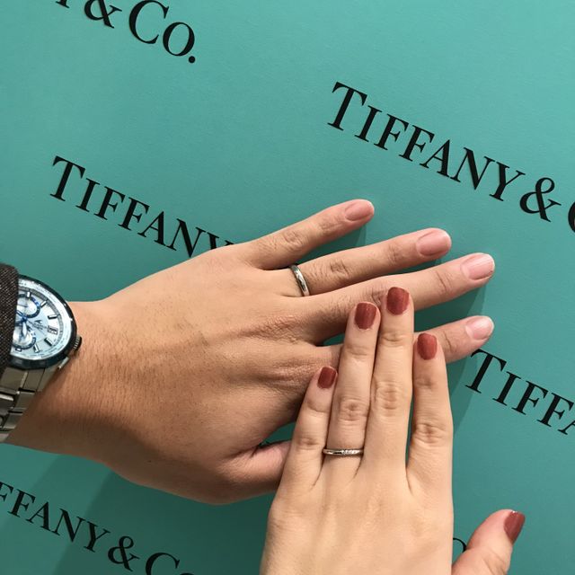 【ティファニー(Tiffany & Co.)の口コミ】 シンプルでありながら可愛さがあり、憧れのブランドだったため。私の指輪…