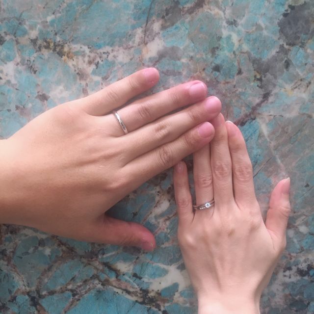 【ティファニー(Tiffany & Co.)の口コミ】 他の憧れのブランドもいくつか見て試してみたのですが、Tiffanyの指輪が1…