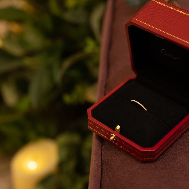 【カルティエ(Cartier)の口コミ】 クリスマスイブの日に明日指輪を買いに行こうかと言われたのがプロポーズ…