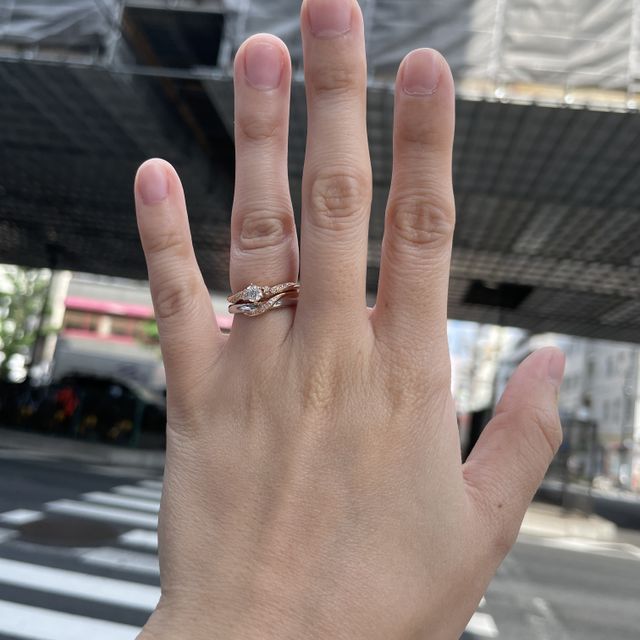 【GALA JEWELRY(ガラジュエリー)の口コミ】 価格で決めました。ホームページから見ていた時の価格でgalaの店舗に決め…