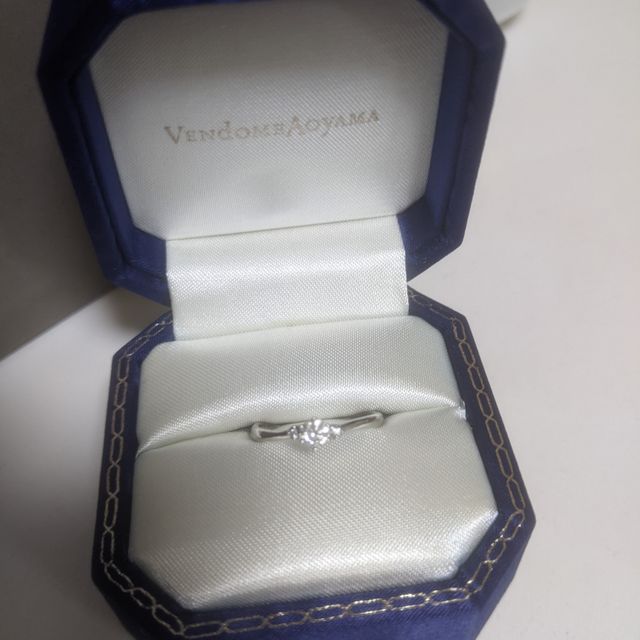 【ヴァンドーム青山(VENDOME AOYAMA)の口コミ】 Vendome Aoyamaが元々好きで、彼に選んでもらいました。派手ではない、華…