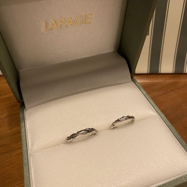 【LAPAGE(ラパージュ)の口コミ】 最初はハワイアンジュエリーにしたかったのですが、LAPAGEのデザインを見…