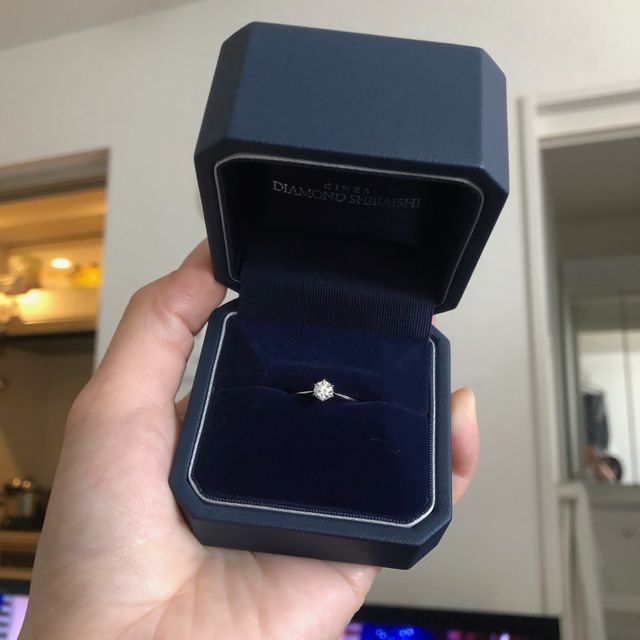 【銀座ダイヤモンドシライシの口コミ】 プロポーズされたときに、ダイヤモンド原石のままでしたので、それをお店…