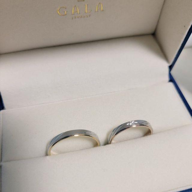 【GALA JEWELRY(ガラジュエリー)の口コミ】 シンプルすぎず、派手すぎず、というデザインを探していたので、いろいろ…
