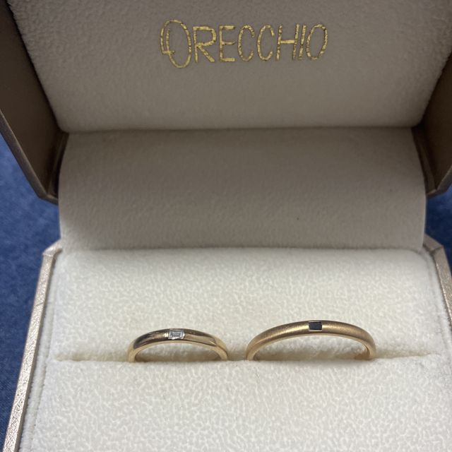 【ORECCHIO(オレッキオ)の口コミ】 決めてはシンプルな所と、オレッキオさんならではのはエメラルドカットの…