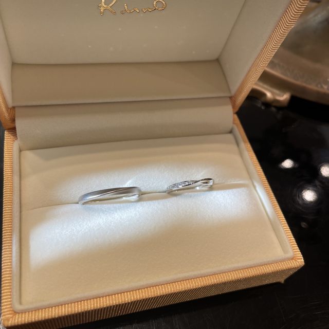 【ケイウノ ブライダル(K.UNO BRIDAL)の口コミ】 希望通りのデザインの指輪が作れるのが決め手でした。
既製品ではなかなか…