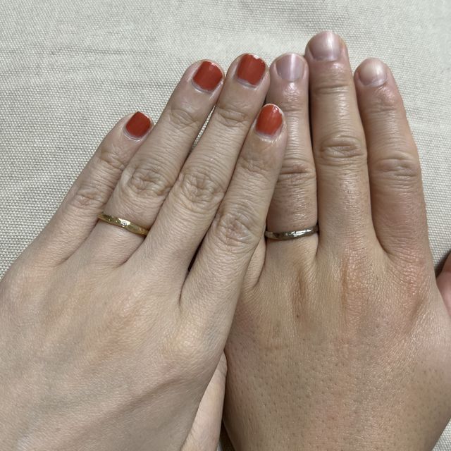 【YUKA HOJO(ユカホウジョウ)の口コミ】 デザイン、おしゃれリングとの重ね付けも考えてが一番決める上で大事でし…