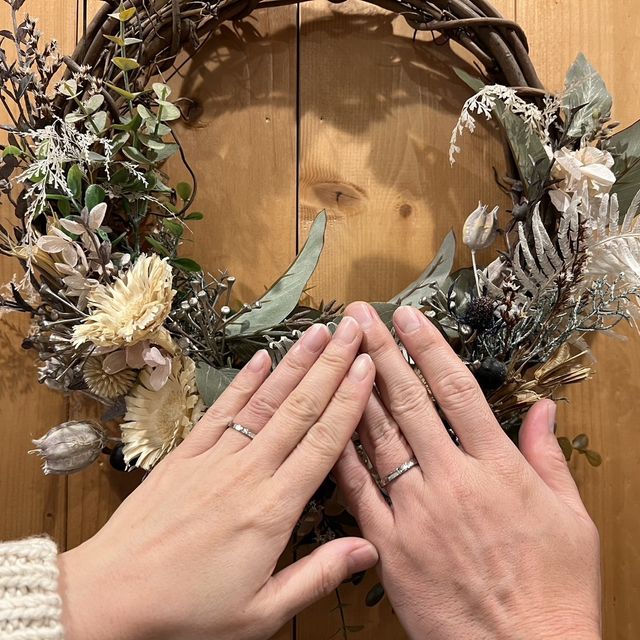 【鎌倉彫金工房の口コミ】 せっかくなら自分たちで一から手作りできて、記憶に残る結婚指輪にしたい…