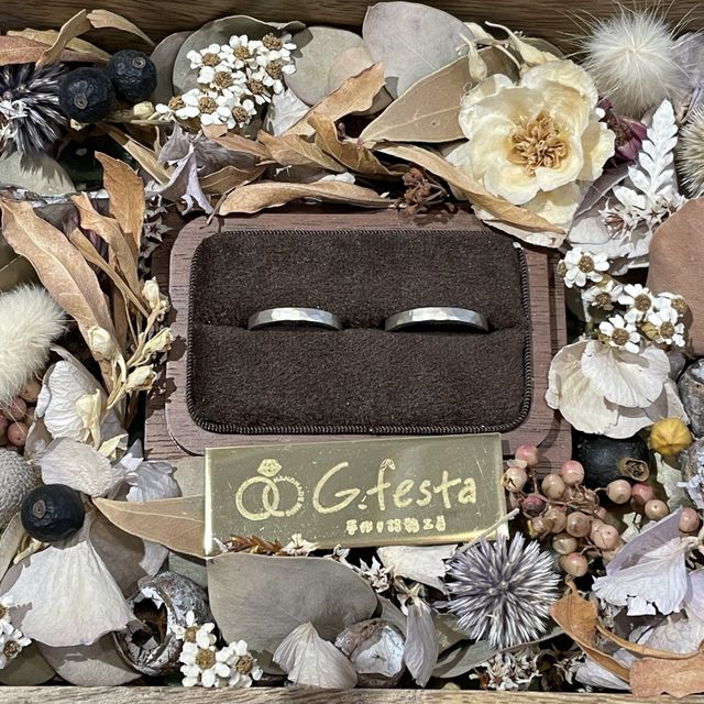 【手作り指輪工房 G.festa(ジーフェスタ)の口コミ】 シンプルなデザインの指輪が欲しかったのと、デザインや色、細さなど細か…
