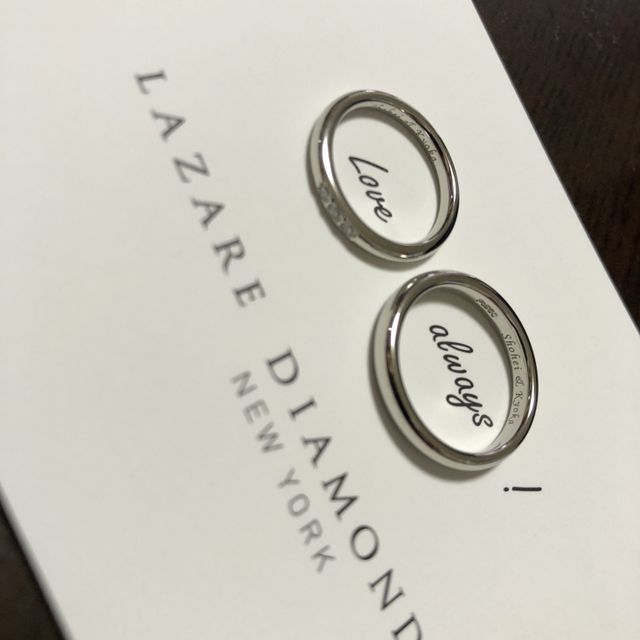 【ラザール ダイヤモンド(LAZARE DIAMOND)の口コミ】 欲しかったデザインで、他のブランドでも見ていました。ですがそこはアフ…