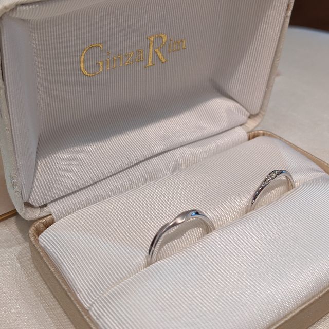 【Ginza Rim(銀座リム)の口コミ】 婚約指輪はなしにしたので、ダイヤが入っているデザインのものを考えてい…