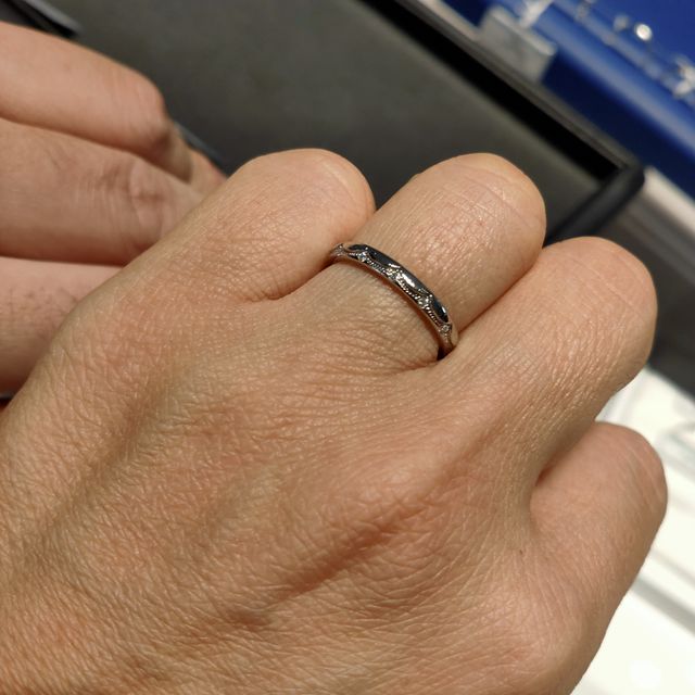 【エクセルコダイヤモンド(EXELCO DIAMOND)の口コミ】 新作でネットで見ていたため知っていました。すごく可愛くて珍しいデザイ…