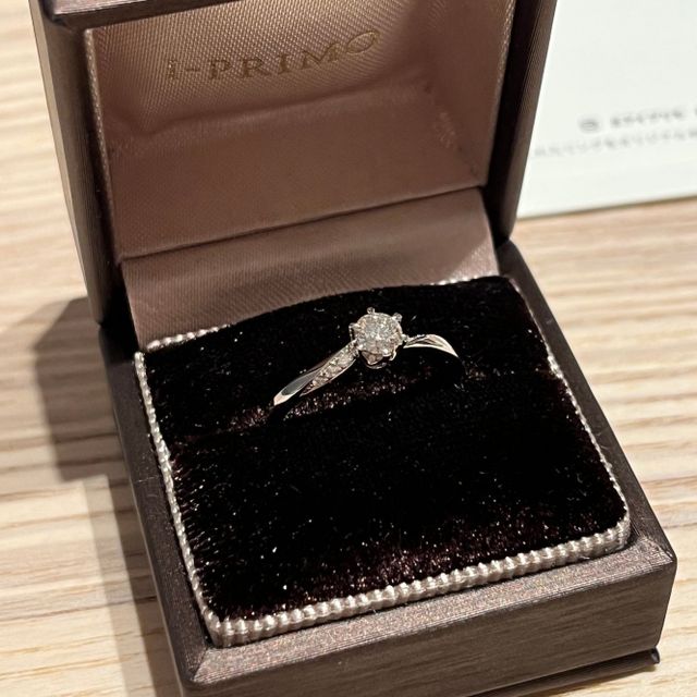 【アイプリモ(I-PRIMO)の口コミ】 決めてとなった一番の要因は納期だった。リングを渡したい日が決まってい…