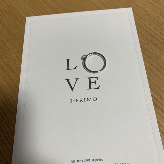 【アイプリモ(I-PRIMO)の口コミ】 彼女がシンプルなデザインが良いと言っていたことを覚えていたので、担当…