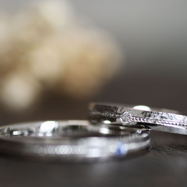 【ついぶ工房の口コミ】 人と被らないようなデザイン性のある指輪を2人の思い出として手作りで作り…