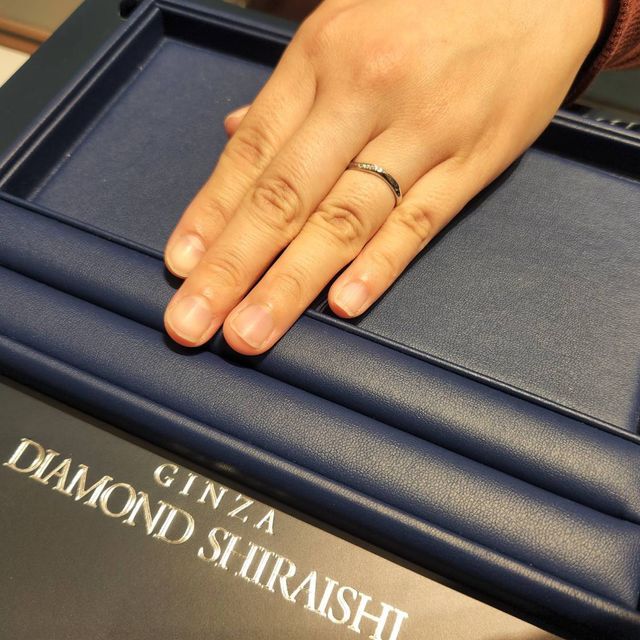 【銀座ダイヤモンドシライシの口コミ】 デザイン・価格・柔らかい着け心地…全てにおいて私も旦那も気に入…