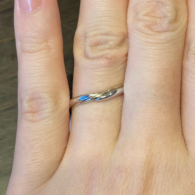 【ケイウノ ブライダル(K.UNO BRIDAL)の口コミ】 たくさん悩みましたが、こちらで購入した大きな決め手となったのは、着け…