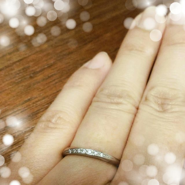【festaria bijou SOPHIA(フェスタリア ビジュソフィア)の口コミ】 予算10万円以内で細身のストレートリングを探していたところ、店頭でこち…